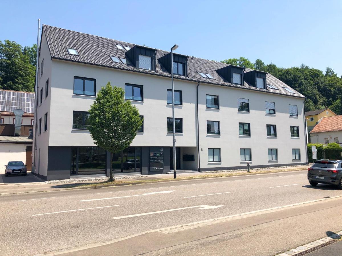 Voyage Stadtoase Am Fluss I Zentral I Freier Parkplatz I Wifi I Netflix I Aufzug Kempten Kültér fotó