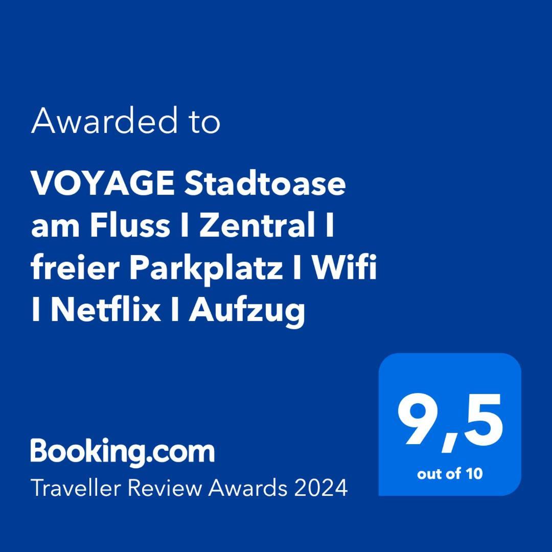 Voyage Stadtoase Am Fluss I Zentral I Freier Parkplatz I Wifi I Netflix I Aufzug Kempten Kültér fotó